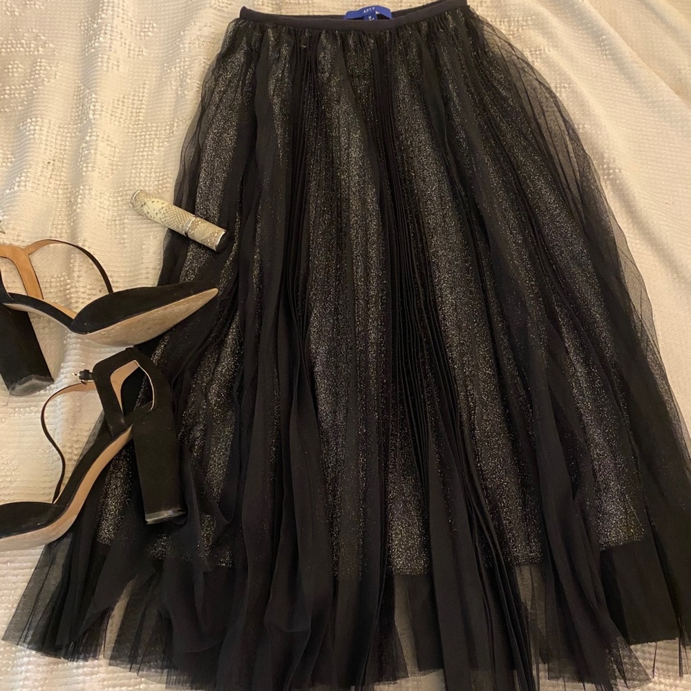Black Sparkly Skirt